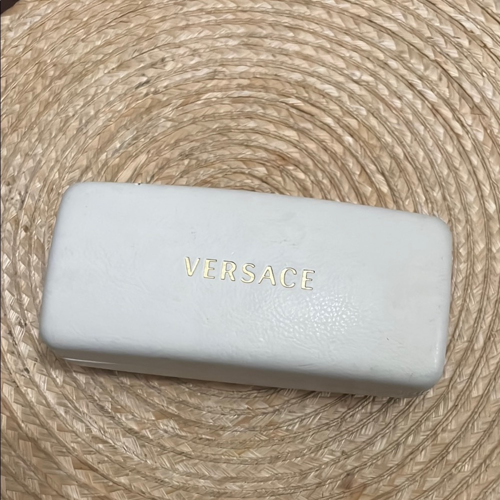 Versace White Eyewear Sunglasses Case